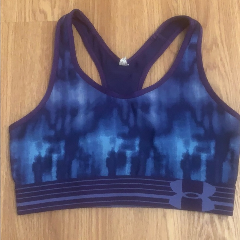 Under Armour blue sports bra